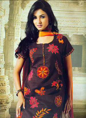 brown dressline dress