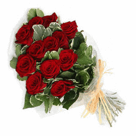 send Bunch of 12 Roses Bouquet to dharwad