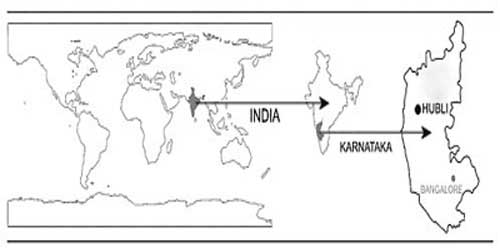 Hubli Map