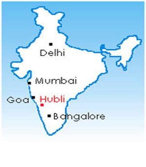 Hubli Map