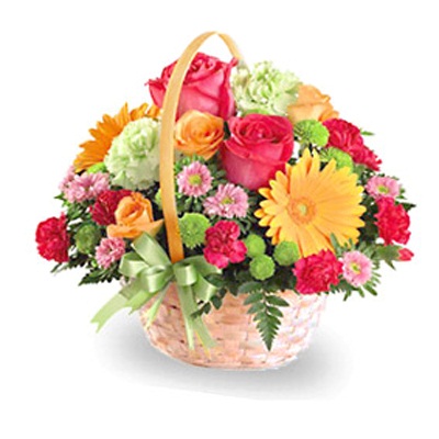order flowers basket online