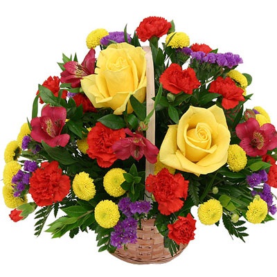 online flowers basket delivery