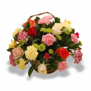 Send Flowers basket online