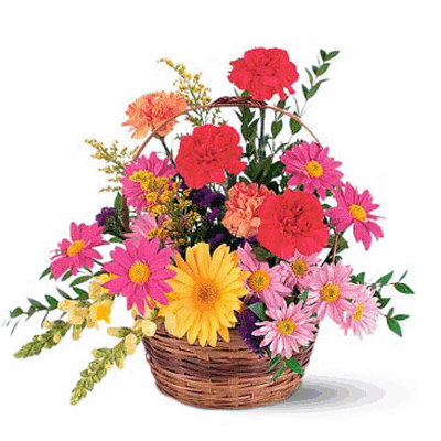 Send Flower baskets to online