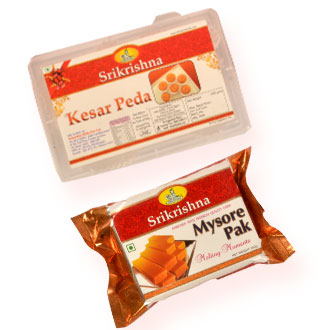 KESARA-PEDA + MYSORE-PAK