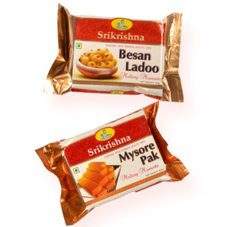 MYSORE-PAK + BESAN-LADOO