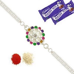 send silver rakhi to hubli