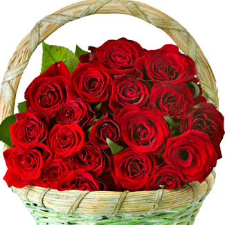 valentine day flower hampers